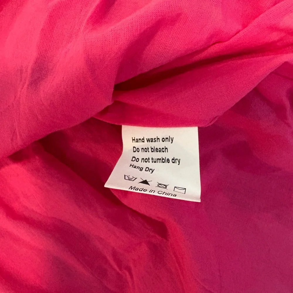 CHICSOUL
Floral Tiered Dress - Pink and Red, 2X - Picture 8 of 10